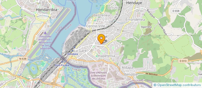 localisation de l'entreprise MADAME MIREN BAKARTXO ARRIZABALAGA LABROUSSE à HENDAYE