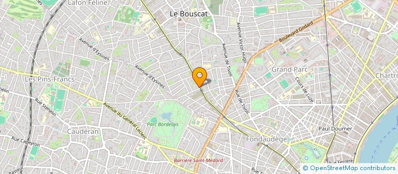 localisation de l'entreprise MADAME MIREN GAILLARD  LE BOUSCAT