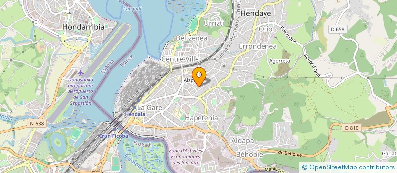 localisation de l'entreprise MADAME MIREN LASARTE GARATE  HENDAYE