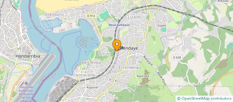 localisation de l'entreprise MADAME MIRENTXU BORIA  HENDAYE