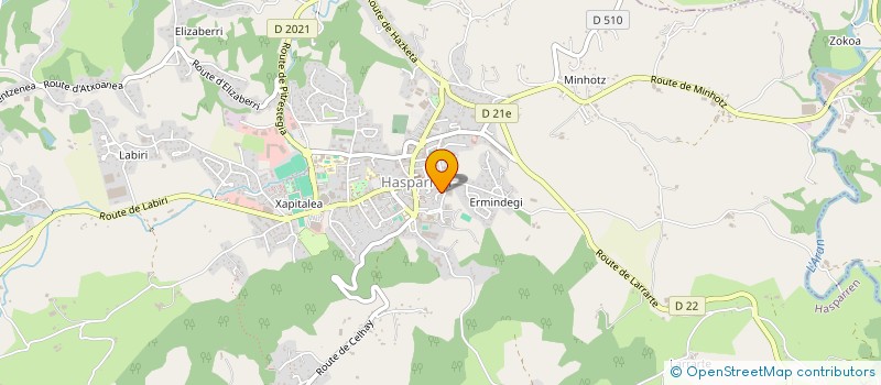 localisation de l'entreprise MADAME MIRENTXU GUILLAUMIN  HASPARREN