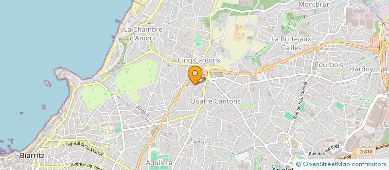 localisation de l'entreprise MADAME MIRENTXU ITURZAETA  ANGLET