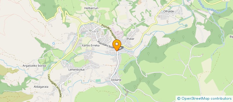 localisation de l'entreprise MADAME MIRENTXU YBARGARAY à SARE