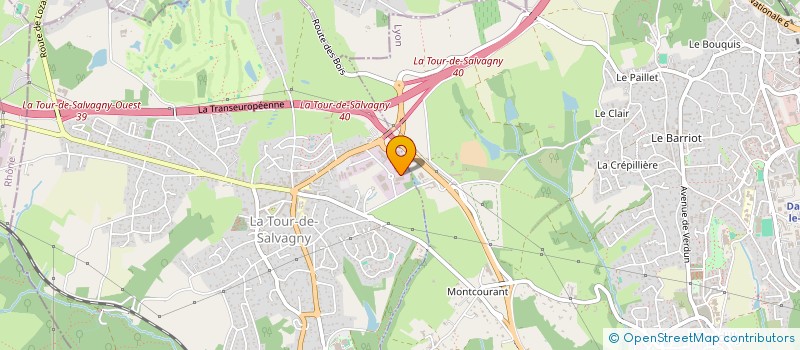 localisation de l'entreprise MADAME MIRFANE METALLARI  LA TOUR-DE-SALVAGNY