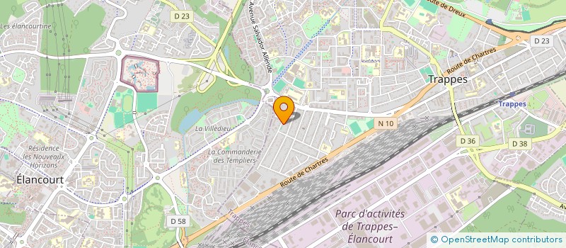 localisation de l'entreprise MADAME MIRIAM BOSANZA MINZELE à TRAPPES