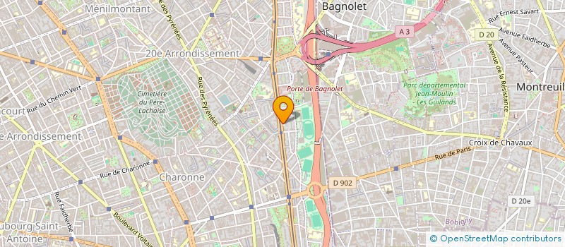 localisation de l'entreprise MADAME MIRIAM CHAABANE  PARIS