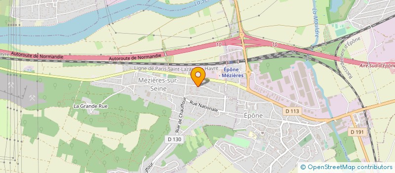 localisation de l'entreprise MADAME MIRIAM DI PIERRO  MEZIERES-SUR-SEINE