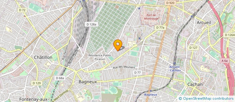 localisation de l'entreprise MADAME MIRIAM ESSAID à BAGNEUX