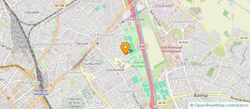 localisation de l'entreprise MADAME MIRIAM HADDOU  TOULOUSE