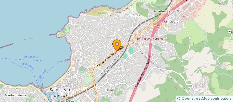 localisation de l'entreprise MADAME MIRIAM LATARJET  SAINT-JEAN-DE-LUZ