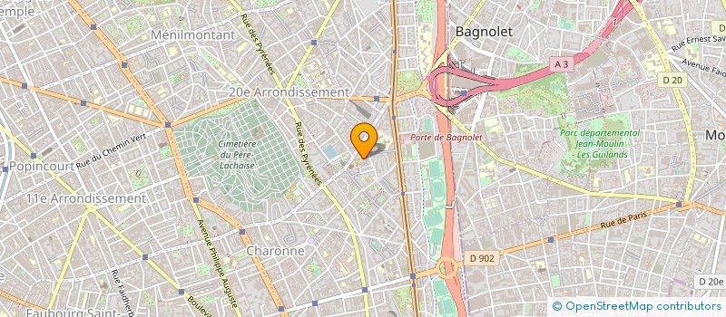 localisation de l'entreprise MADAME MIRIAM OUTON  PARIS