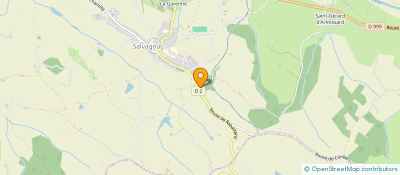 localisation de l'entreprise MADAME MIRIAM RUIVO DOS SANTOS  SALVAGNAC