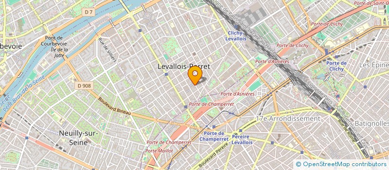 localisation de l'entreprise MADAME MIRIAM SOUZA à LEVALLOIS-PERRET