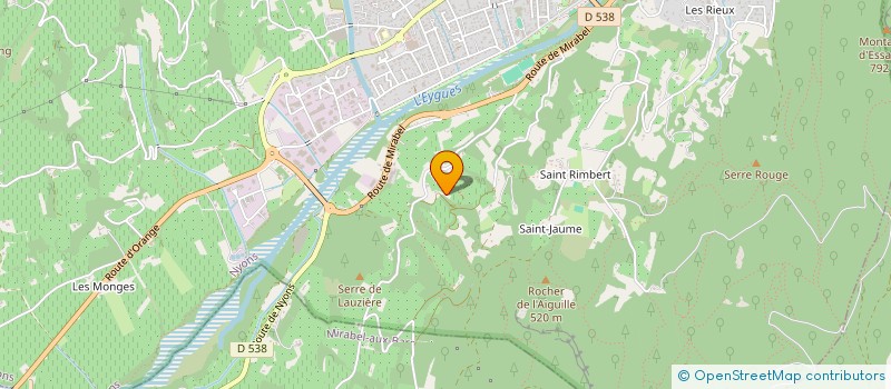 localisation de l'entreprise MADAME MIRIAM VAN STRATEN  NYONS