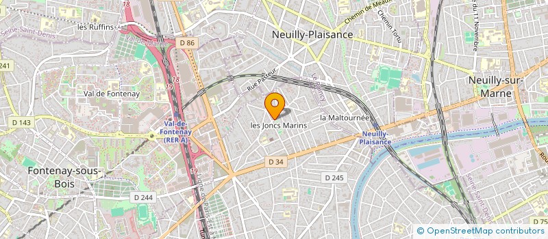 localisation de l'entreprise MADAME MIRIAMA BONO à LE PERREUX-SUR-MARNE