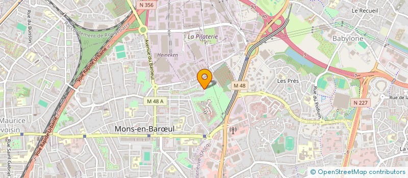 localisation de l'entreprise MADAME MIRIAME HARROUCH  MONS-EN-BARUL