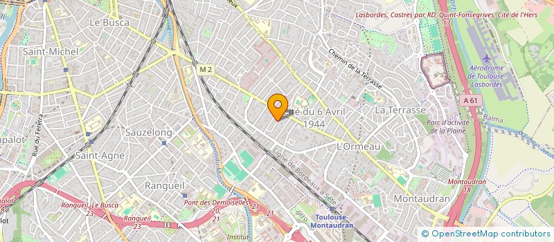 localisation de l'entreprise MADAME MIRIAN SCALONE  TOULOUSE