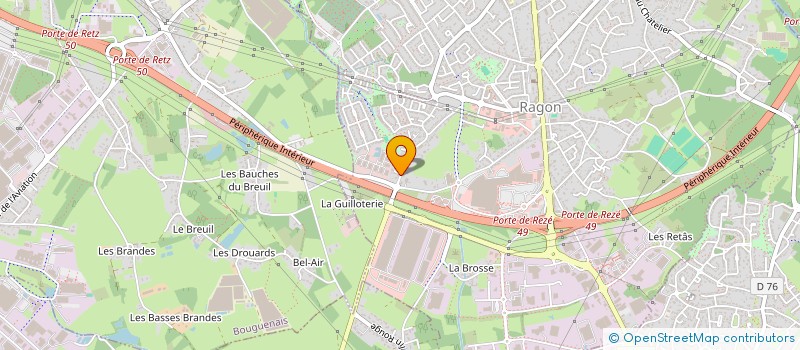 localisation de l'entreprise MADAME MIRIANA FERIN  REZE