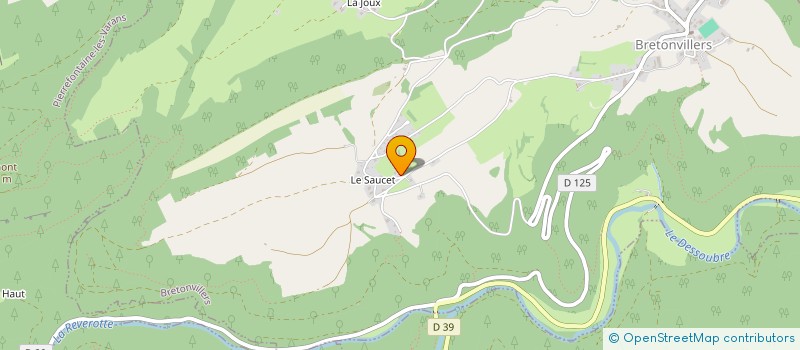 localisation de l'entreprise MADAME MIRIEA FERNANDEZ MONCLUS  BRETONVILLERS