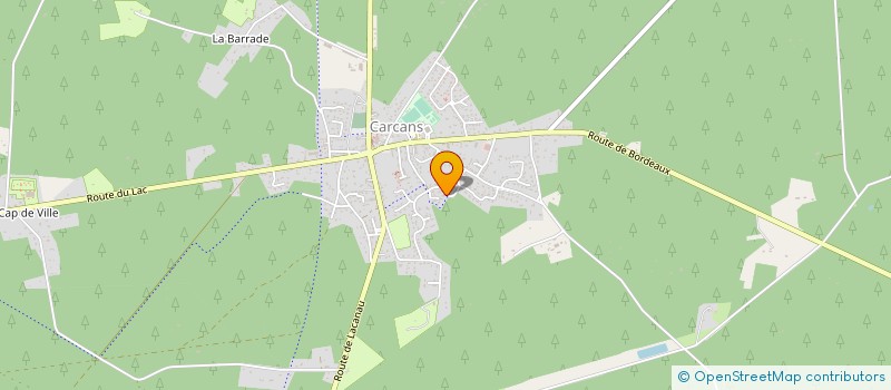 localisation de l'entreprise MADAME MIRIELA ORTEGA TURINO  CARCANS