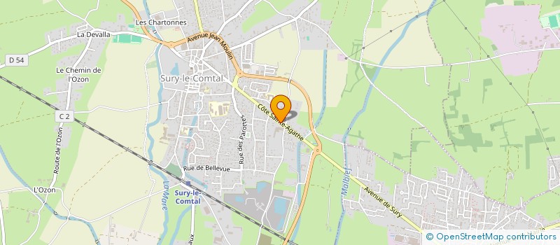 localisation de l'entreprise MADAME MIRIELLE QUINCEY  SURY-LE-COMTAL