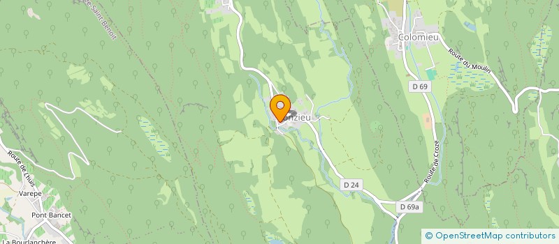 localisation de l'entreprise MADAME MIRJA MARTINO  CONZIEU