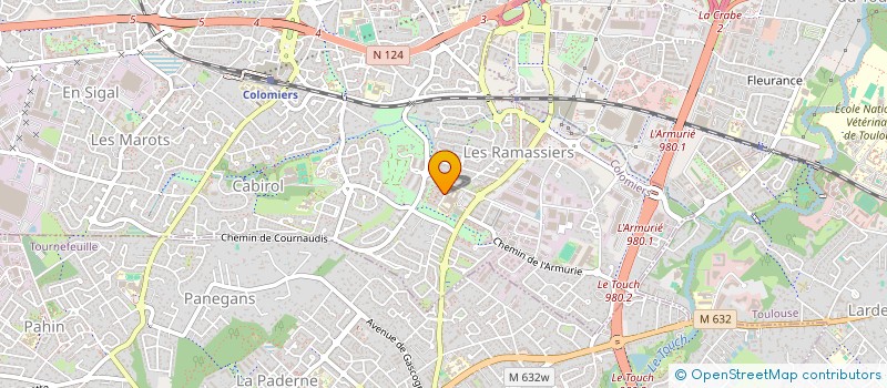 localisation de l'entreprise MADAME MIRJAM MULLER à COLOMIERS