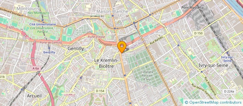 localisation de l'entreprise MADAME MIRJANA DOLIC à LE KREMLIN-BICETRE