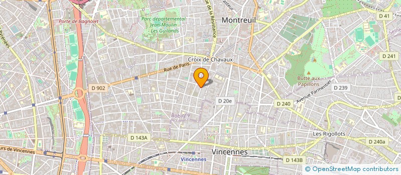 localisation de l'entreprise MADAME MIRJANA MITREVSKA à MONTREUIL