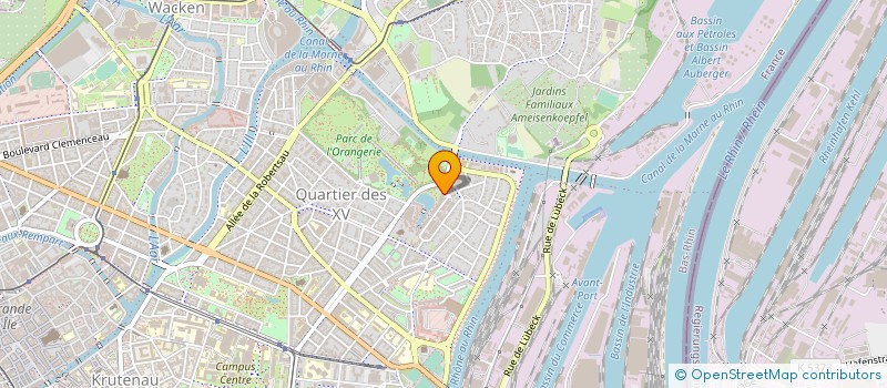 localisation de l'entreprise MADAME MIRJANA RADOSAVLJEVIC à STRASBOURG