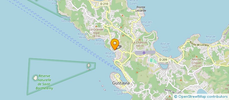 localisation de l'entreprise MADAME MIRLANDE MULATRE  SAINT BARTHELEMY