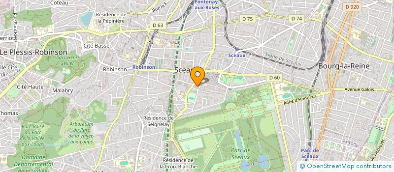 localisation de l'entreprise MADAME MIRNA KAWKABANI à SCEAUX