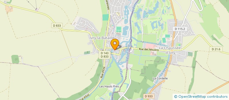 localisation de l'entreprise MADAME MIRNE ESNAULT  IVRY-LA-BATAILLE