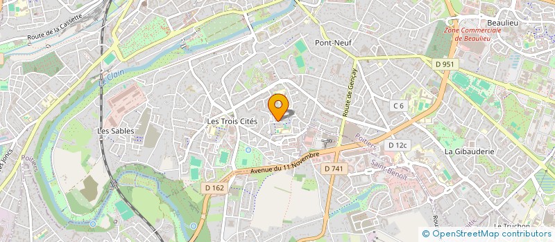 localisation de l'entreprise MADAME MIROSINA ANGHEL  POITIERS