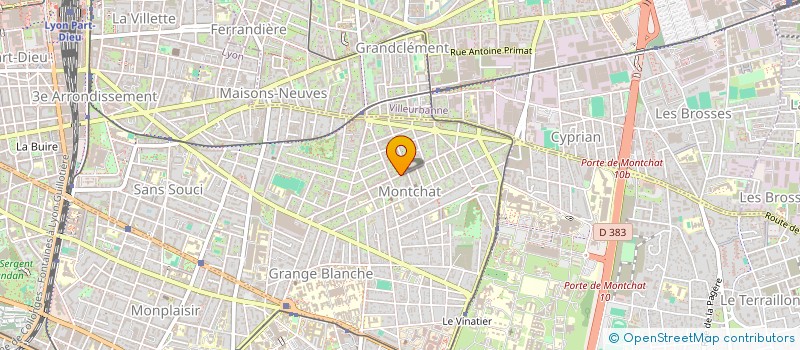 localisation de l'entreprise MADAME MIRTES ARAGON ALMANZA  LYON