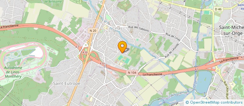 localisation de l'entreprise MADAME MIRTHA LE HEN  LINAS