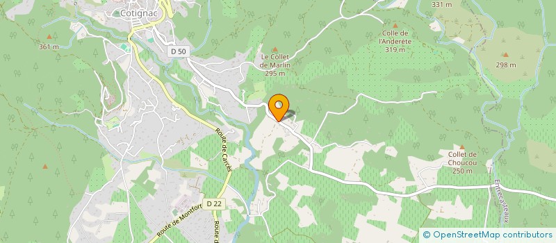 localisation de l'entreprise MADAME MIRUNA IVANESCU à COTIGNAC