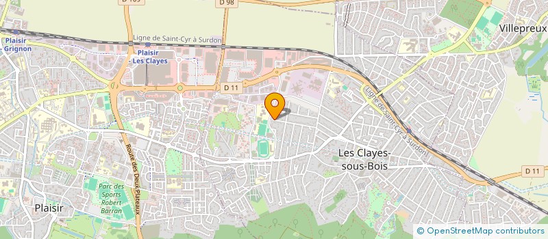 localisation de l'entreprise MADAME MIRVAT MASRI à LES CLAYES-SOUS-BOIS