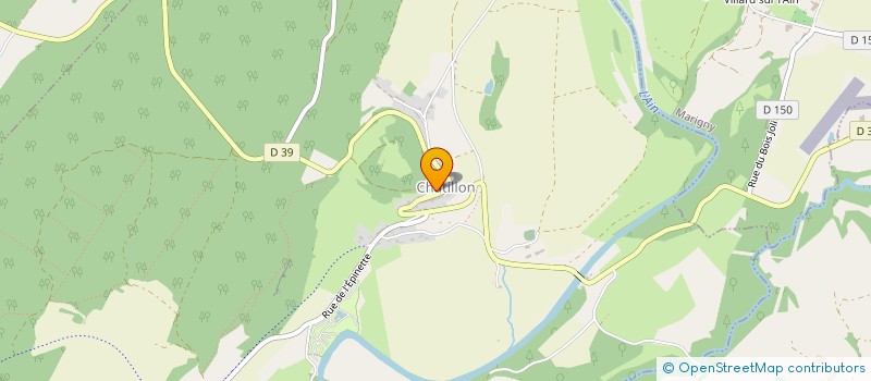 localisation de l'entreprise MADAME MIRYAM ECKERT  CHATILLON