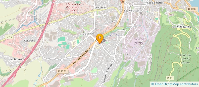 localisation de l'entreprise MADAME MIRYAM LEROY à ANNECY