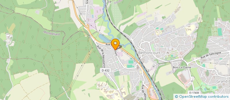 localisation de l'entreprise MADAME MIRZETA JASKIC  BETHONCOURT