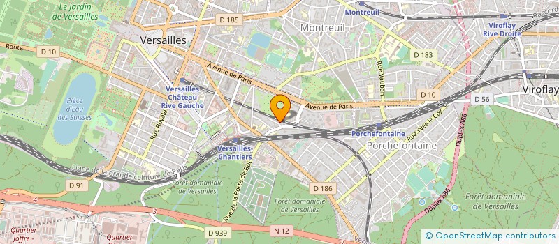 localisation de l'entreprise MADAME MISA DA SILVA à VERSAILLES