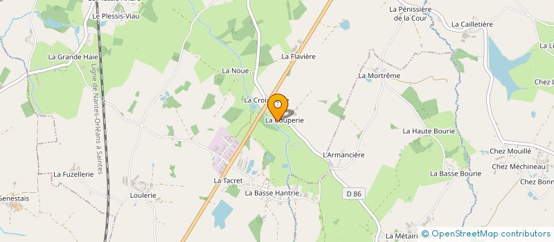 localisation de l'entreprise MADAME MISA OKUMURA  LA BERNARDIERE