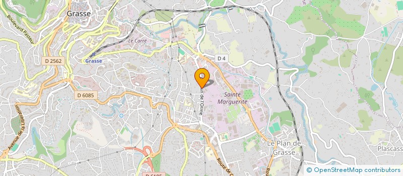 localisation de l'entreprise MADAME MISSILIA BECQUELIN à GRASSE