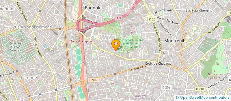localisation de l'entreprise MADAME MISSY JOHNSON à MONTREUIL