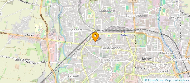 localisation de l'entreprise MADAME MISSYA FIGUEIREDO CAMPOS  TARBES