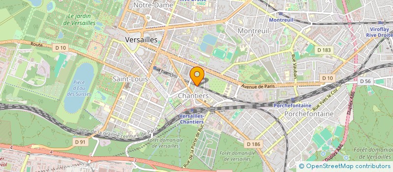 localisation de l'entreprise MADAME MITA BAGUR à VERSAILLES