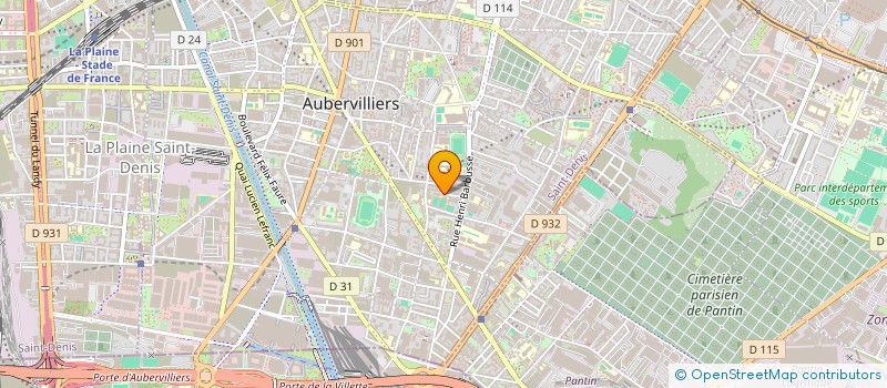 localisation de l'entreprise MADAME MITA BEGUM  AUBERVILLIERS