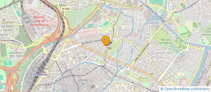 localisation de l'entreprise MADAME MITRA FOZOUNI à STRASBOURG
