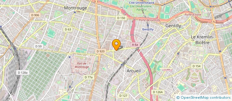localisation de l'entreprise MADAME MITSOUKO MORI à ARCUEIL